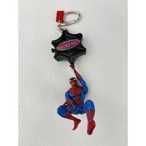 MARVEL SPIDER-MAN BASIC‎ FUN KEYCHAIN CLIP RETRACTABLE WEB CLIMBING ACTION FS